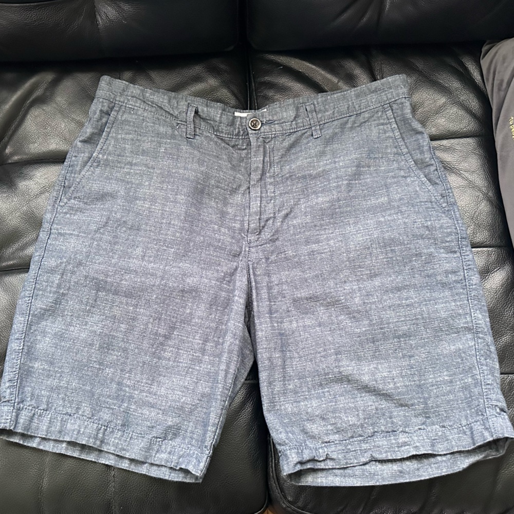 Goodfellow & Co Linden Blue Flat Front Shorts